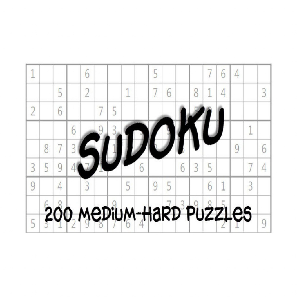 Medium-Hard Sudoku Puzzles Answer Keys E-Book 200 Printable | Etsy | Printable Sudoku And Keys