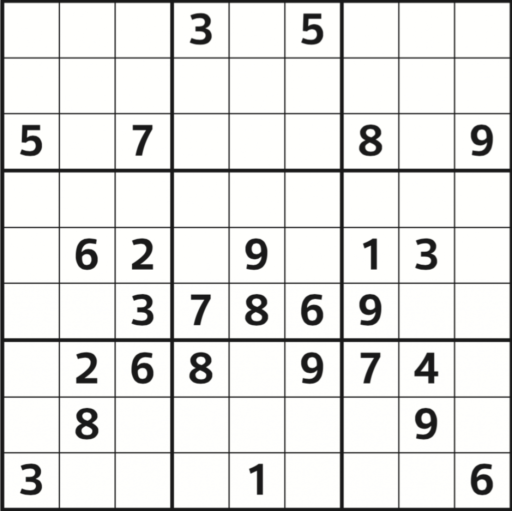 Newspaper Printable Sudoku Charlotte Observer Www topsimages 
