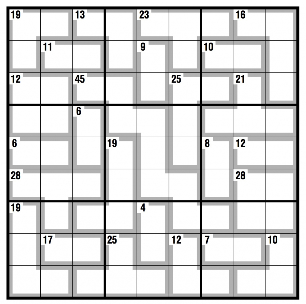 Observer Killer Sudoku | Life And Style | The Guardian | Printable Killer Sudoku