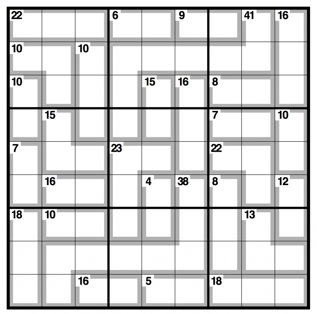 Observer Killer Sudoku | Life And Style | The Guardian | Printable Killer Sudoku
