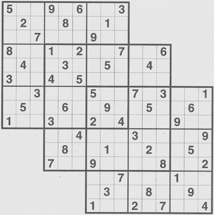 free printable sudoku puzzles pdf
