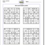 Pindadsworksheets On Math Worksheets | Sudoku Puzzles, Math | Printable Sudoku For 5Th Graders