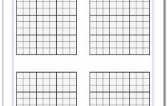 Printable Blank Sudoku Template
