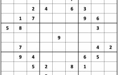 Printable Hard Sudoku | Printable – Difficult Sudoku Puzzles | Printable Sudoku Hard