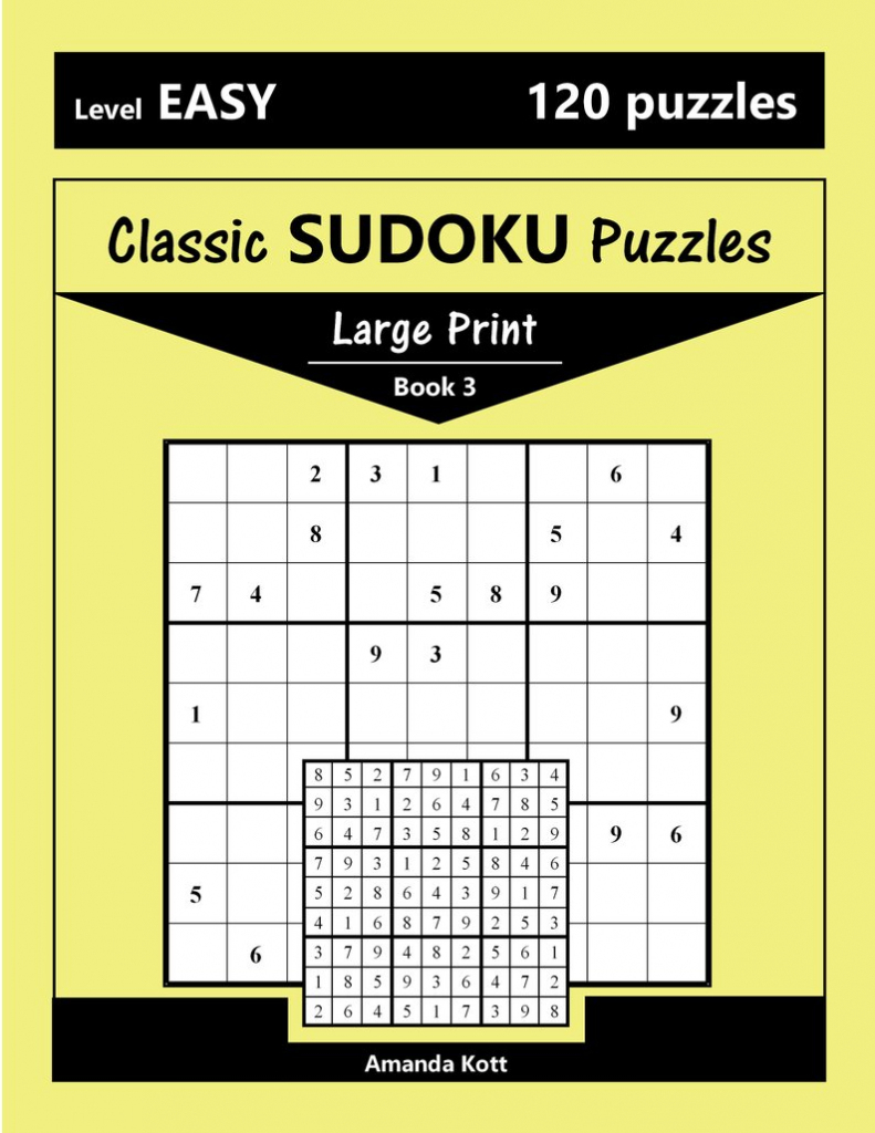 Printable Large Print Classic Sudoku Puzzles 120 Puzzles | Etsy | Large Printable Sudoku Grid