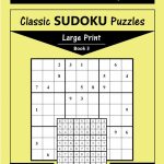 Printable Large Print Classic Sudoku Puzzles 120 Puzzles | Etsy | Printable Large Sudoku Puzzles