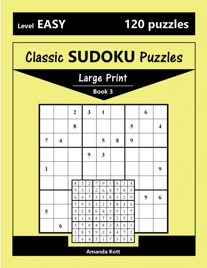 Printable Large Print Classic Sudoku Puzzles 120 Puzzles | Etsy | Printable Mixed Sudoku