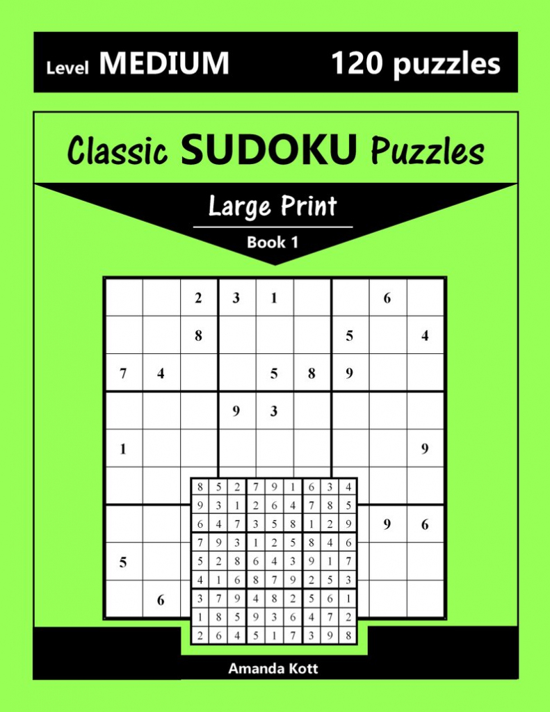 Printable Large Print Classic Sudoku Puzzles 120 Puzzles | Etsy | Printable Sudoku Uk