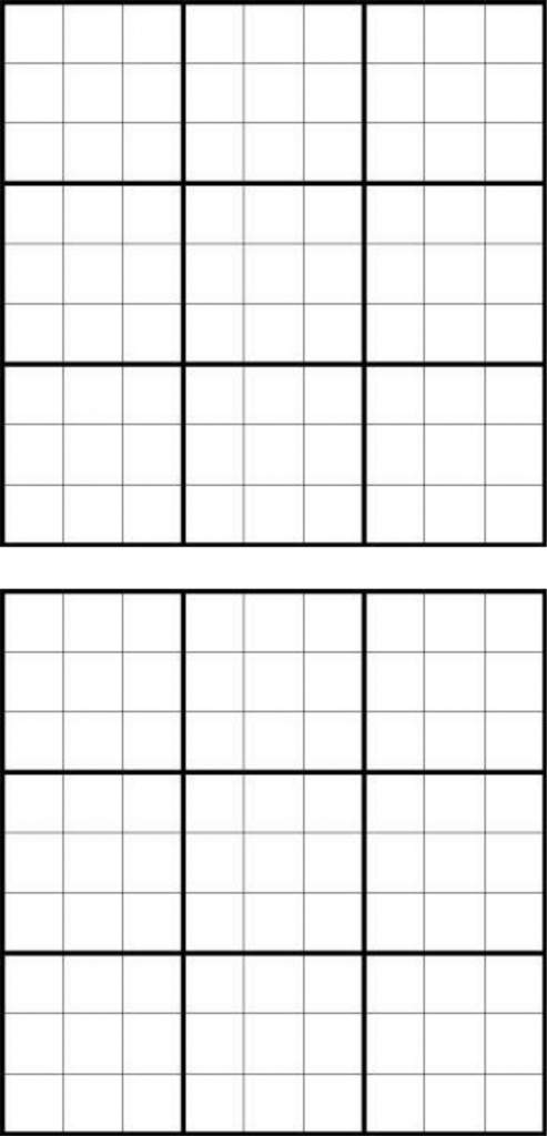 Blank Sudoku Grid Printable Vrogue co