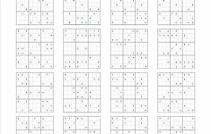 Printable Mixed Sudoku