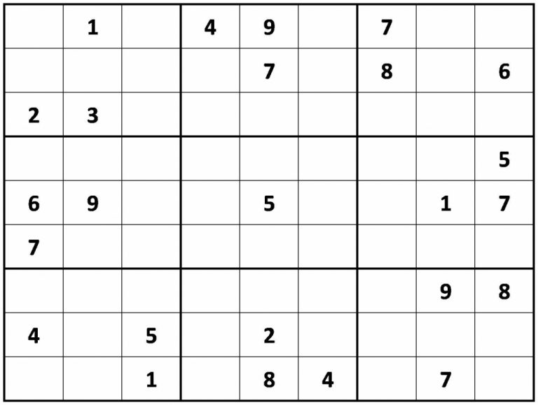 free printable sudoku for adults free printable sudoku for adults