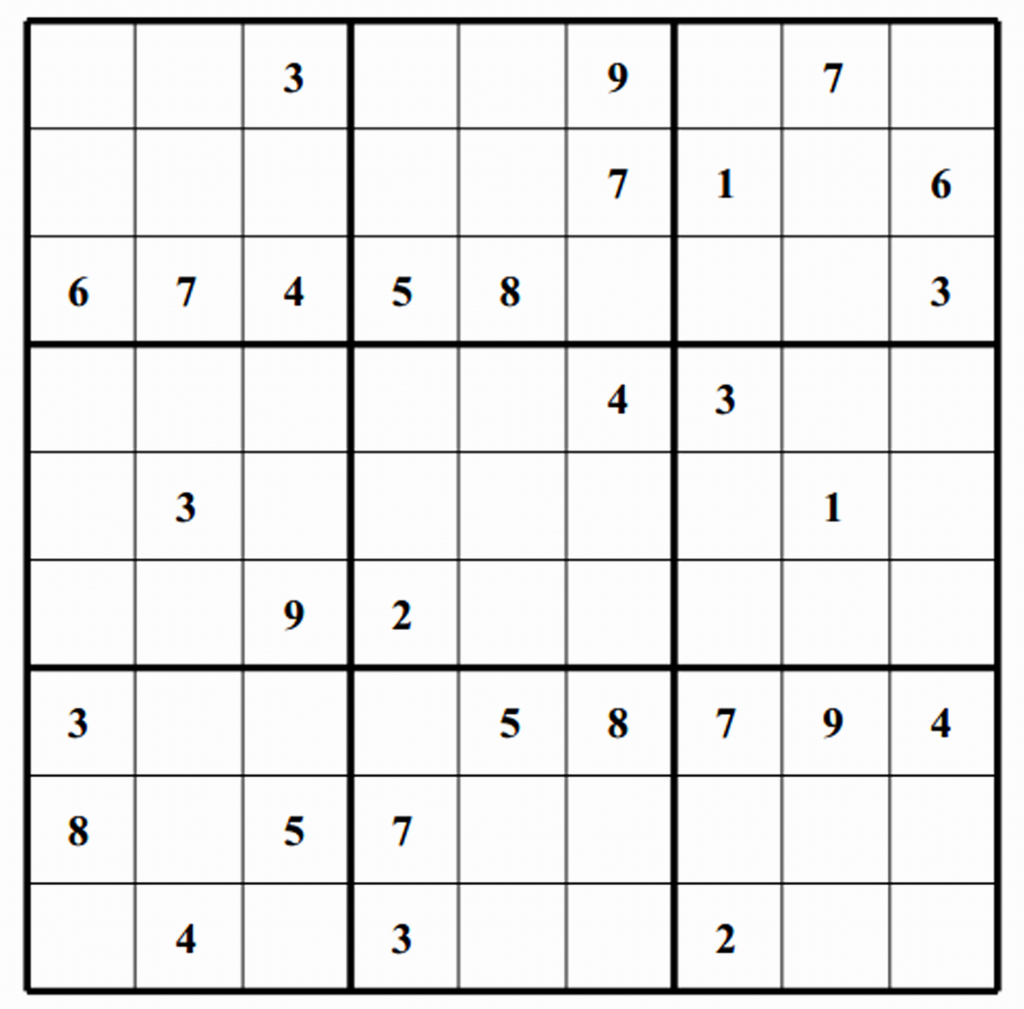 Printable Sudoku Puzzle Fresh Inspirational Printable Sudoku Puzzles | Printable Sudoku Org