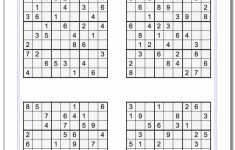 1 Sudoku Printable
