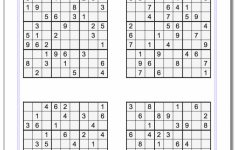 Printable Sudoku Worksheets For Adults