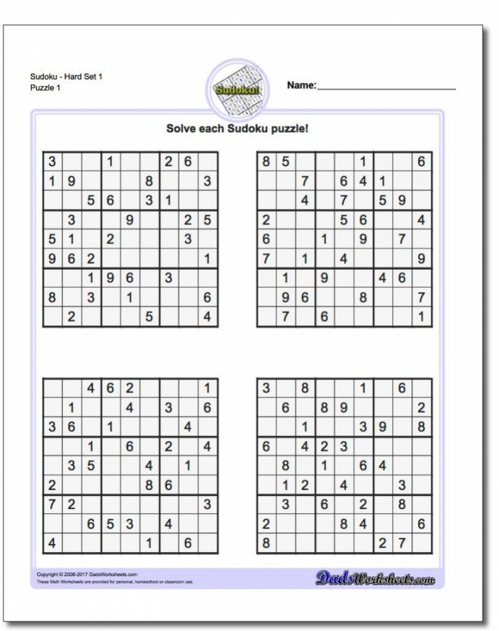 printable sudoku free part 4