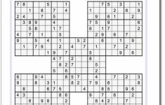 6 Square Sudoku Printable