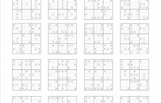 Printable Sudoku With Letters And Numbers