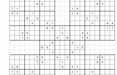 X Sudoku Printable
