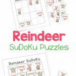 Reindeer Sudoku Puzzles   Christmas Logic Fun   Royal Baloo | Printable Christmas Sudoku Puzzles