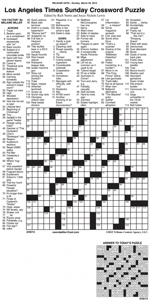 sample-of-los-angeles-times-sunday-crossword-puzzle-tribune