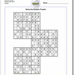 Samurai Sudoku Triples | Math Worksheets | Sudoku Puzzles, Math | Printable Sudoku Download