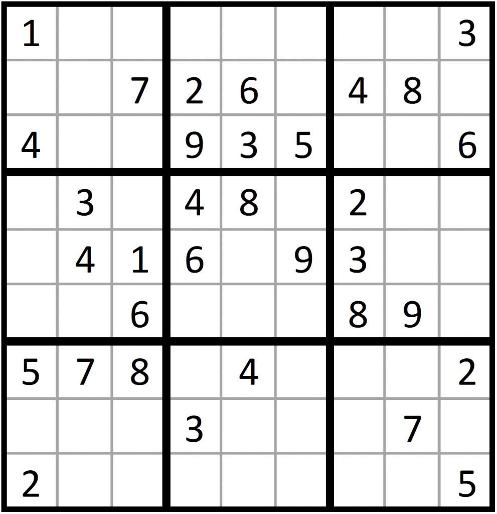 Solving Sudoku With Sas/iml | The Sas Training Post | 5 Star Sudoku Printable