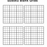 Sudoku Blank Grids 4 To A Page Archives   Hashtag Bg | Printable Sudoku 4 Per Page Blank