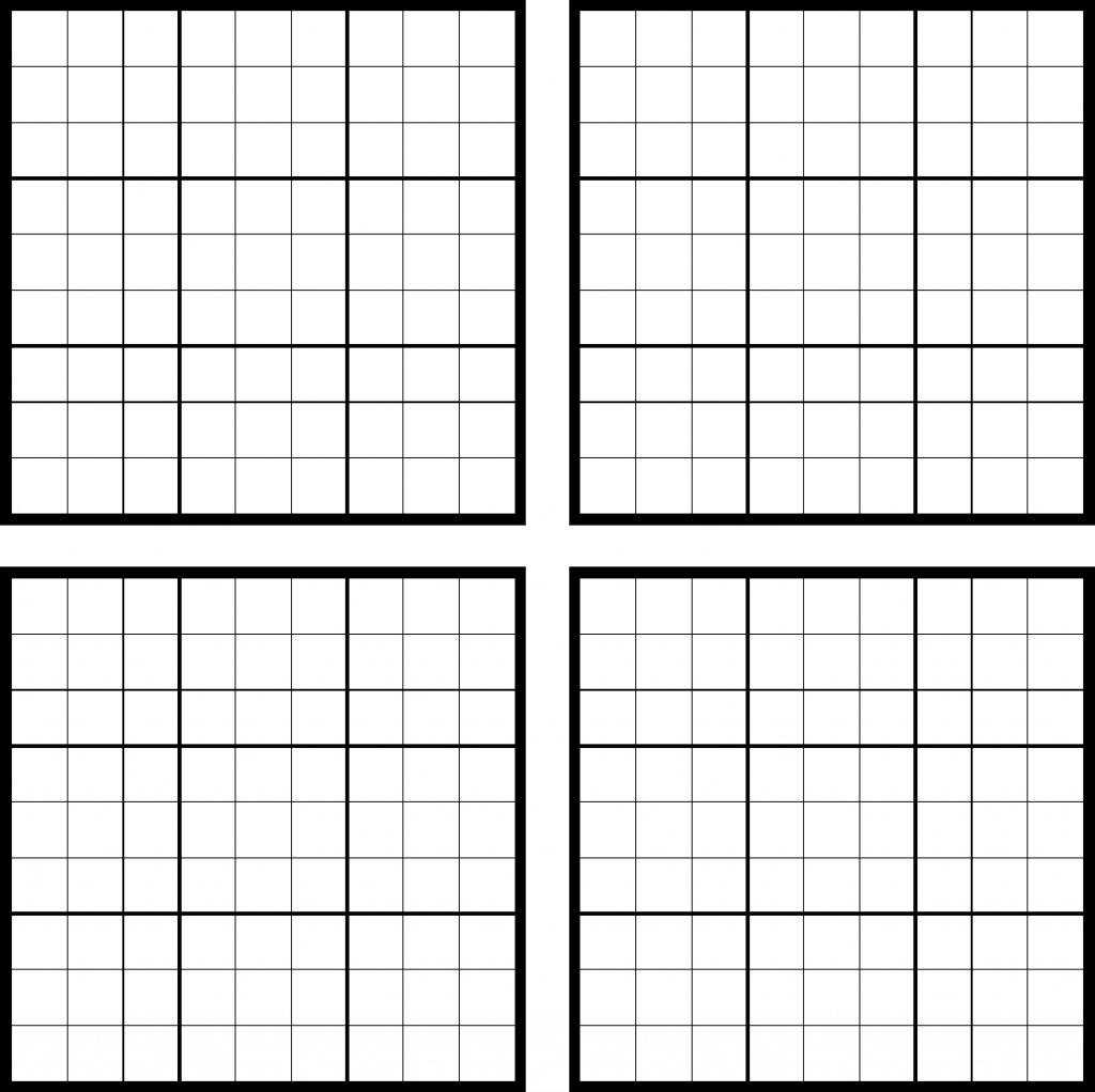 Sudoku Blank Template - Under.bergdorfbib.co | Printable Sudoku Blank Puzzle Form