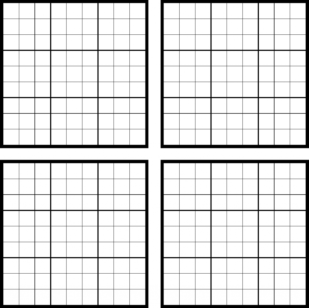 Sudoku Blank Template - Under.bergdorfbib.co | Printable Sudoku Sheets Blank