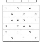 Sudoku For All Ages Plus Lots Of Other Printable Activities For Kids | Printable Sudoku 4 X 4 Free