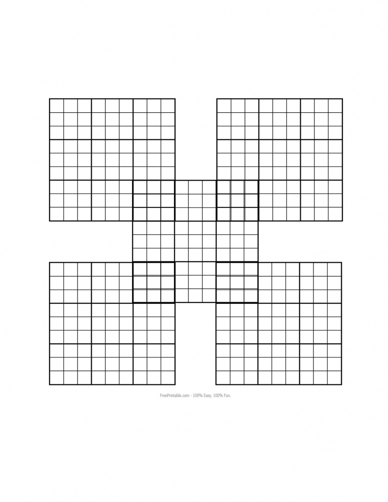 free printable blank sudoku grids