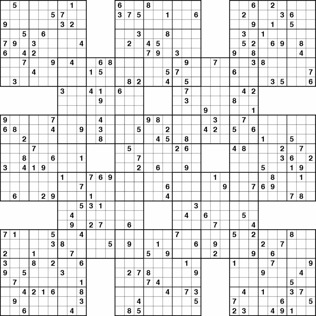 free hard printable sudoku