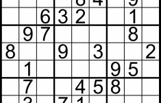 Printable Sudoku Puzzles Medium #3