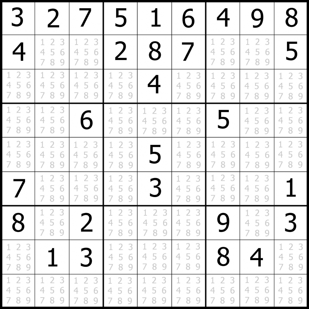 Sudoku Printable | Free, Medium, Printable Sudoku Puzzle #1 | My | 1-6 Sudoku Printable