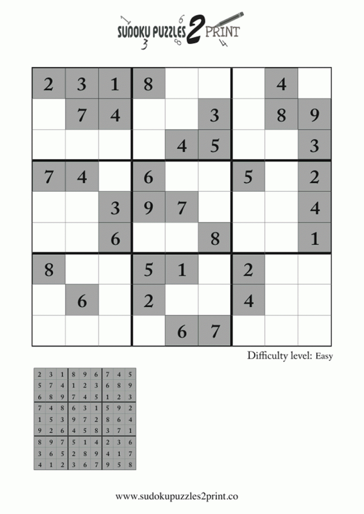 Printable Sudoku Free - Part 4