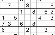 Printable Sudoku For Adults