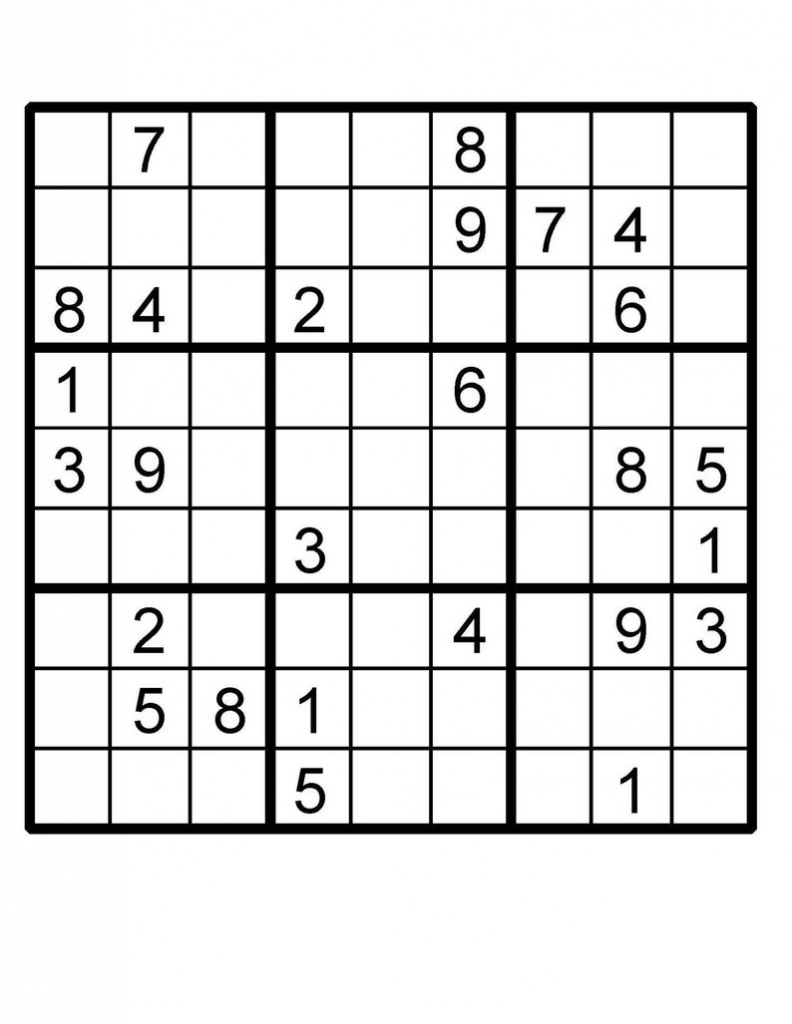 Sudoku Puzzle Sudoku Instant Download Printable Puzzle | Etsy | Printable Sudoku Puzzles Uk