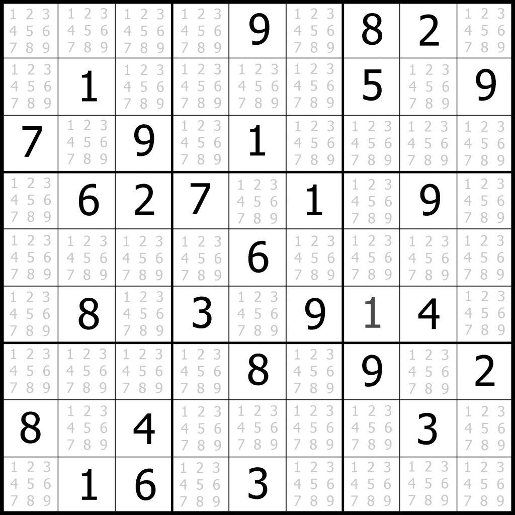 Sudoku Puzzler | Free, Printable, Updated Sudoku Puzzles With A | 1-6 Sudoku Printable