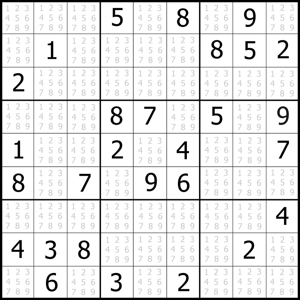 Sudoku Puzzler | Free, Printable, Updated Sudoku Puzzles With A | Printable Sudoku Hard #1