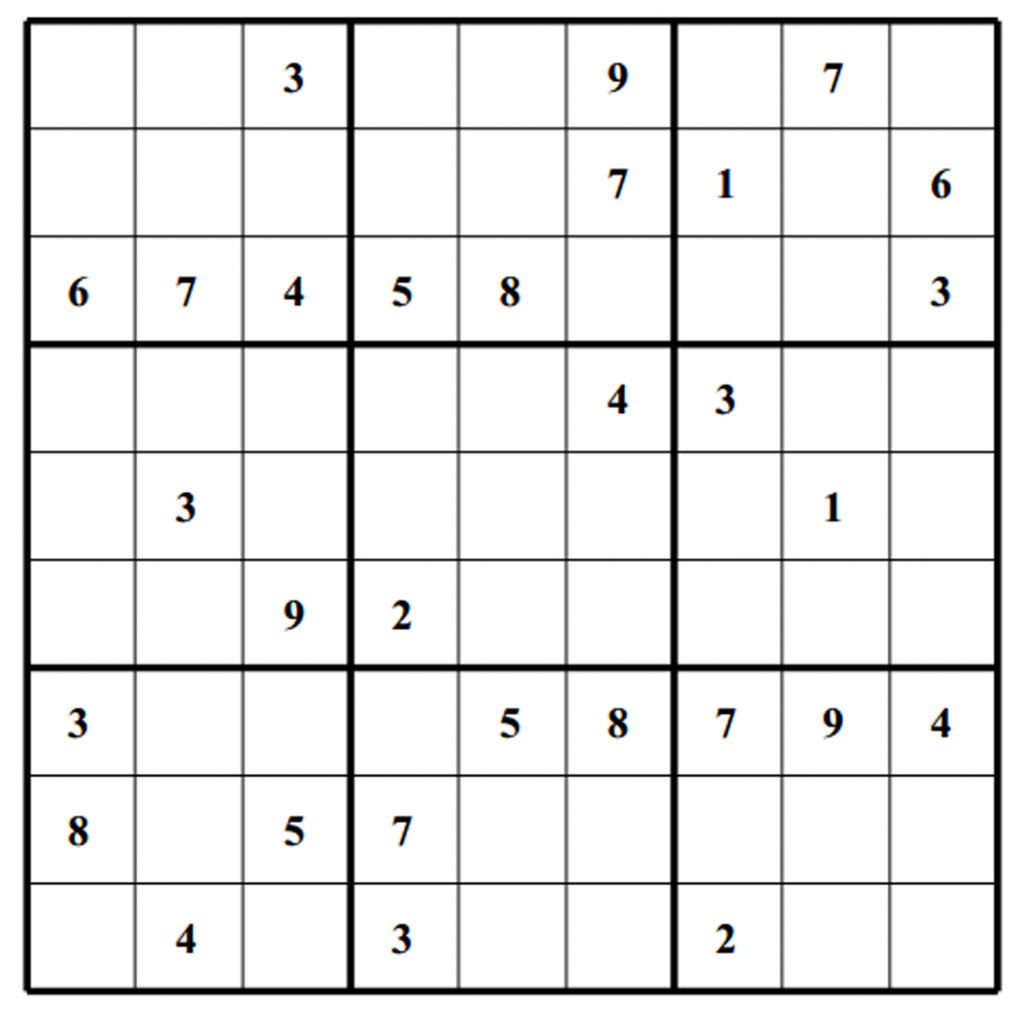Sudoku Puzzles | Free Sudoku Puzzles | Page 2 | Printable Blank Sudoku Squares