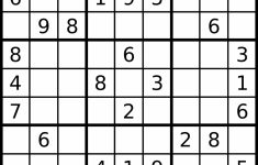 Sudoku – Simple English Wikipedia, The Free Encyclopedia | Printable Sudoku Online Free