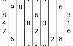 Printable Sudoku Blank Puzzles 4 Per Page