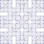 Super Samurai Sudoku 13 Grids | 5 Grid Sudoku Printable
