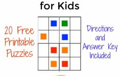 Printable Sudoku For 5 Year Olds