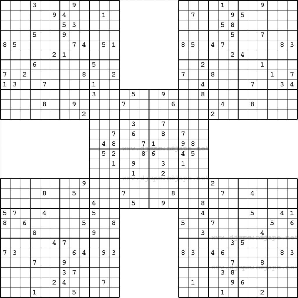 free large print sudoku puzzle printable