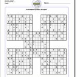 These Printable Sudoku Puzzles Range From Easy To Hard, Including | Printable Sudoku Evil