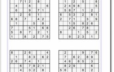 These Printable Sudoku Puzzles Range From Easy To Hard, Including | Printable Sudoku Teacher&#039;s Corner