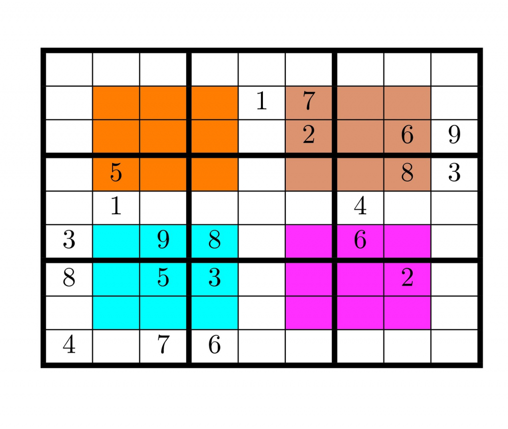 Tirpidz&amp;#039;s Sudoku: #465 Hyper Sudoku 9 X 9 | Printable Hyper Sudoku