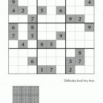 Very Hard Sudoku Puzzle To Print 7 | Hard Printable Sudoku