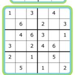 Week 7: Learning Math With Sudoku | 52 Weeks Of Learning With The | Printable Sudoku For 5 Year Olds
